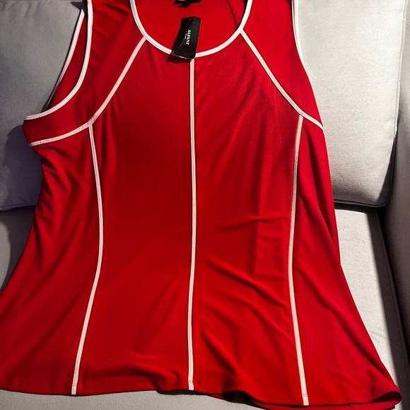 - New Alfani  Red Sleeveless top   4x - Picture 8 of 15